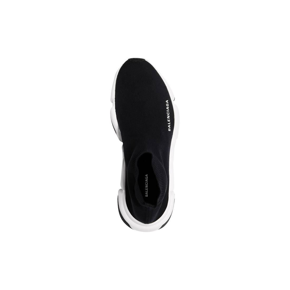 Women’s Speed Recycled Knit Sneaker in Black/white - Image 4